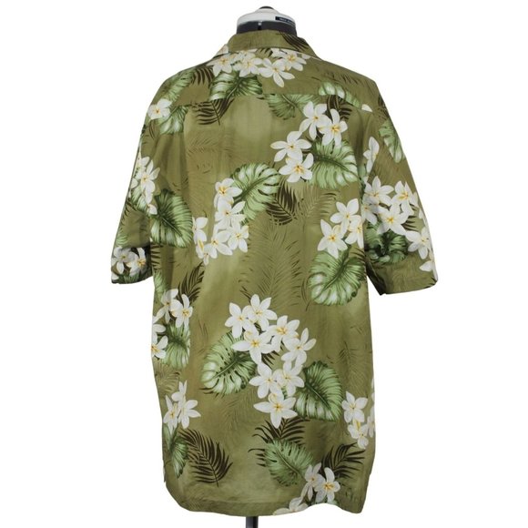 Vintage RJC floral tropical Hawaiian‎ short sleeve button front shirt L - Picture 3 of 13
